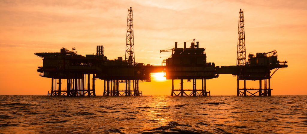 Offshore Oil Rig in Ghana
